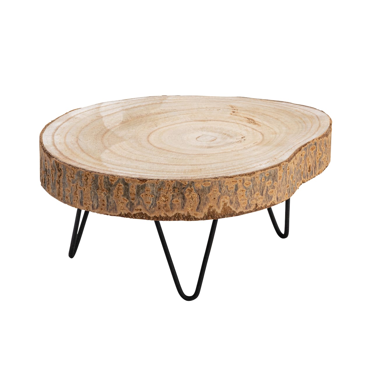 Hello Honey® Decorative Paulownia Wood Pedestal
